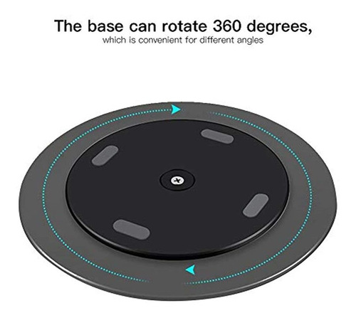Imagen 3 de 6 de 360° Aluminum Rotation Monitor Swivel Base Computer Screen M