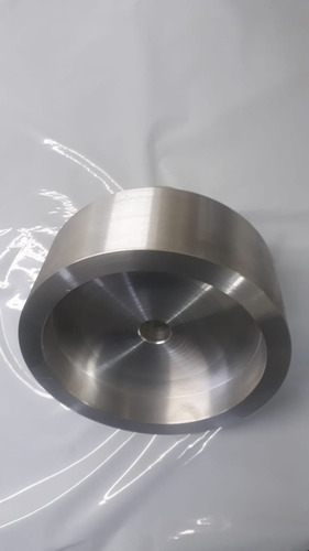 1 Polia De Alumínio Para Lixadeira Ø75x60mm E Furo 17,67mm