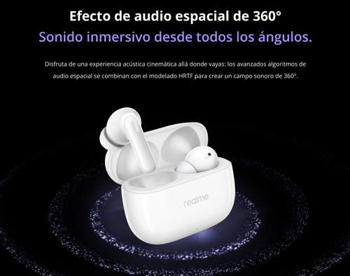 Realme Buds T310 Bluetooth 5.3 Con Anc Color Blanco