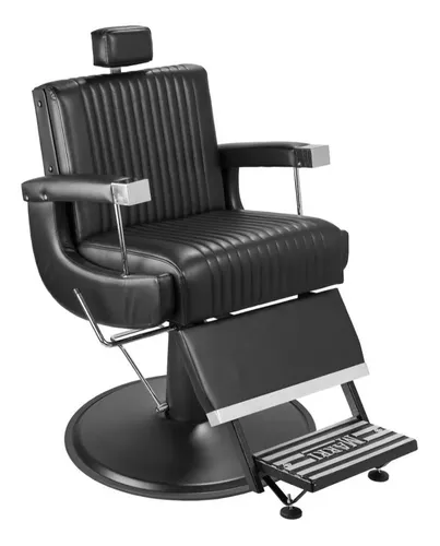 Poltrona Cadeira De Cabeleireiro Barbeiro Reclinável Urano, Barbearia -  Fendi acetinado