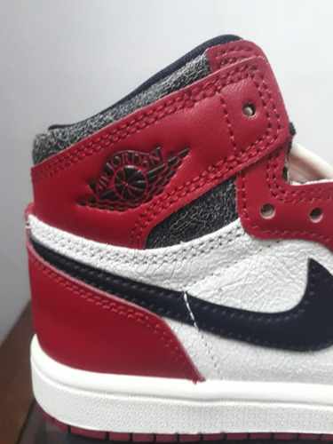 Tenis Air Jordan 1 Hig Chicago Lost And F  Ps Talla 18cm-12c