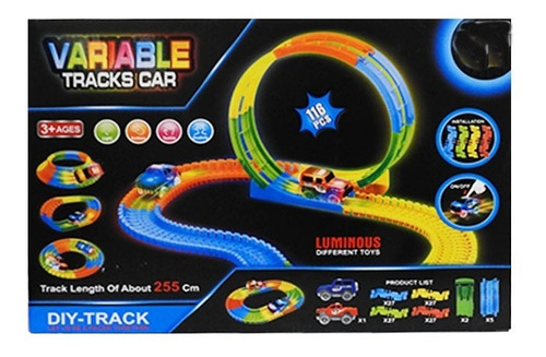 Pista Flexible 116 Pcs Con 1 Auto Luminoso 1728493