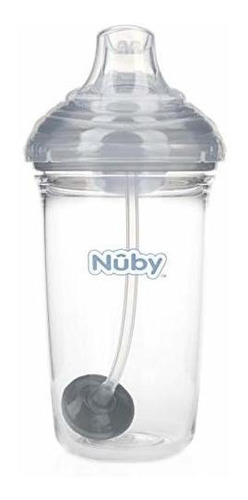 Taza De Entrenamiento Nuby Tritan Sin Derrames Con Boquilla 