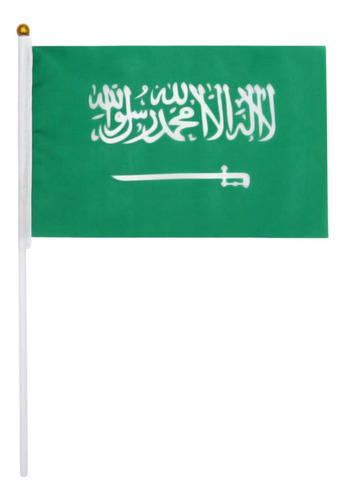 Banderín Arabia Saudita Decoración , Mxaig-007, 75pzas, Arab Saminiflag