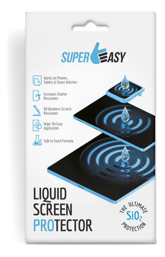 Super Easy Protector De Pantalla De Vidrio Liquido, Facil De