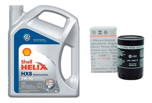 Juego Filtro Aceite + 5w40 Vw Bora Golf New Beetle 1.8 2.0