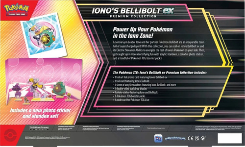 Pokemon Tcg: Ionos Bellibolt Ex Premium Collection En Ingles