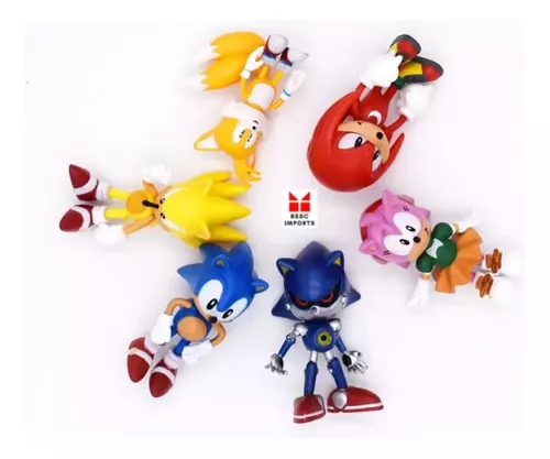 Sonic The Hedgehog NO BRASIL / Boneco Tipo LEGO / Kit Miniatura