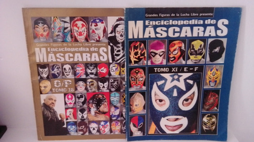 Revistas Enciclopedia De Máscaras Tomo 11 Y 18 2008 