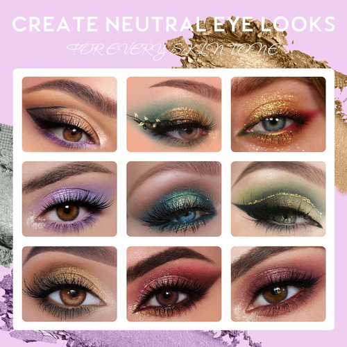 Ucanbe Paleta De Maquillaje De Sombra De Ojos, 8 Colores Bri