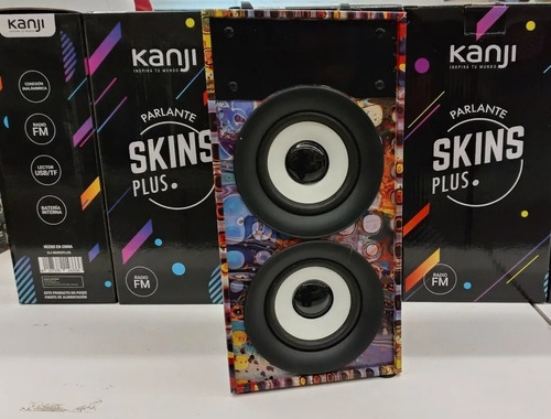 Parlante Portatil Kanji Skins Plus - Radio Fm