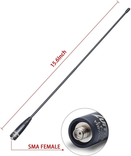 Antena Walkie Talkie Para Baofeng Antena Upgrade 15.6-inch W
