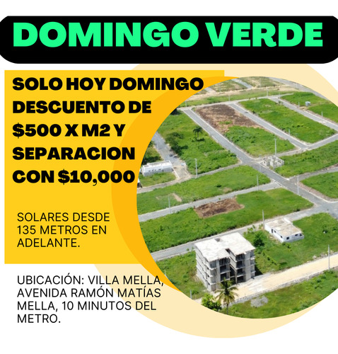 Ventas De Solares Económico En Villa Mella Con Título Al Día