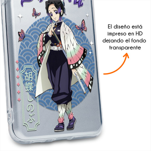 Funda Para Cubot Demon Slayer Shinobu Case Anime Anticaída