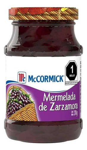 4 Pza Mermelada Mccormick Zarzamora 270 G