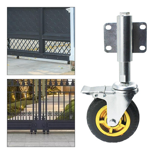 Rueda Giratoria Para Puerta De Cerca De 3 Pulgadas Con