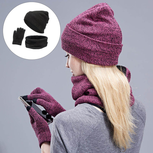 Gorro De Invierno, Bufanda Para Calentar El Cuello, Guantes