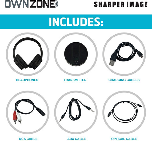 Auriculares Inalámbricos De Tv Recargables Con Imagen Más Ní
