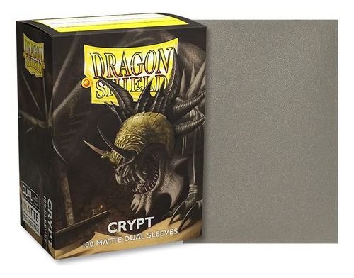 Dragon Shield 100 Standard Dual Sleeves Crypt Matte