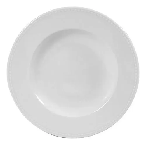 Plato de sopa Perla de porcelana 24 cm Vista Alegre MercadoLibre