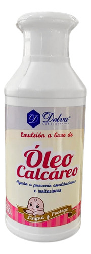 Oleo Calcáreo Delva 250 Ml Emulsión, previene escaluduras e irritaciones
