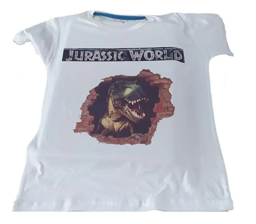 Playera Jurassic World Estilo 3d Personalizada