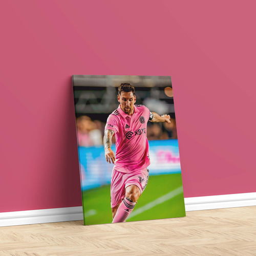 Cuadro Canvas Messi Miami Fc 1