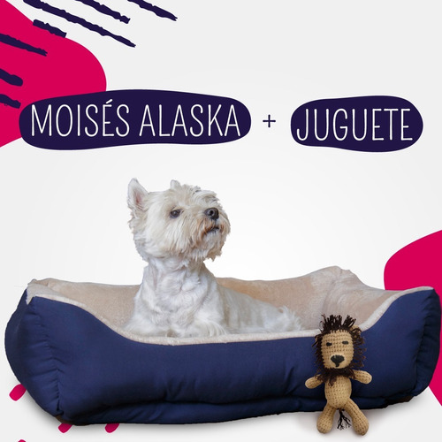 Pack Moises Para Perro Alaska + Juguete León