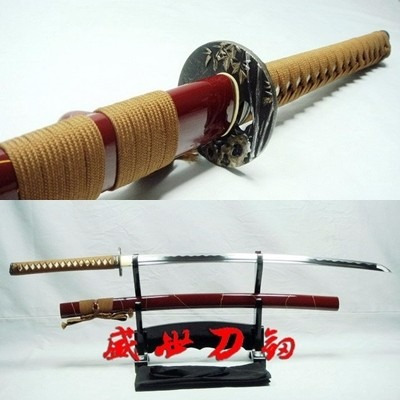 Espada Katana Afiada Samurai Tradicional Original Aço 1060