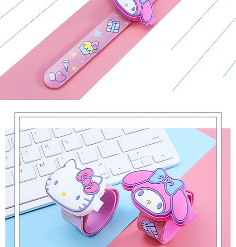 Reloj Slap Sanrio X Miniso Hello Kitty Cinnamoroll My Melody