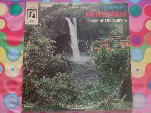 Javier Solis Lp Songs Of The Tropics W