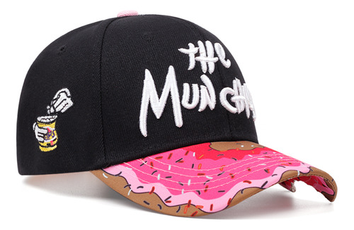 Gorra De Béisbol Con Estampado Donuts, Ajustable, Cadera H,