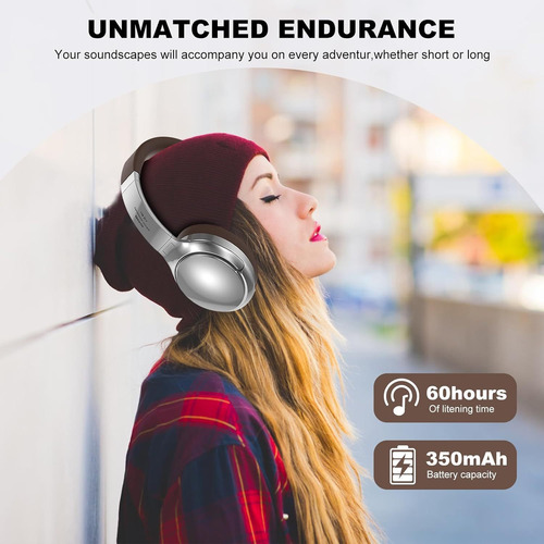 Auriculares Inalámbricos Bt5.3 Estilo Retro Over-ear Diadema