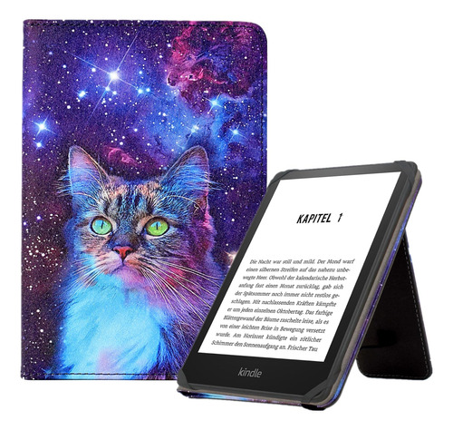 Capa Ereader Kerom Universal De 6 Polegadas Em Couro Pu Spac