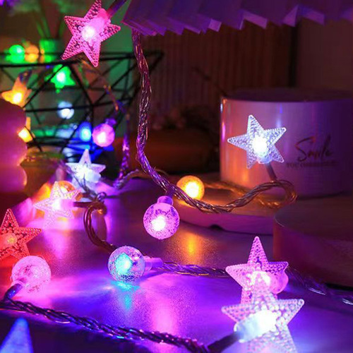 Cadena De Luces Led Navideñas En Z Lâmpada String Star Chris