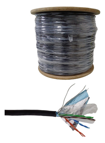 Cabo De Rede Patch Cord Cat6 150 Metros Cat6+100 Rj Blindado