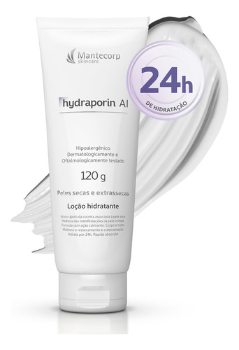 Mantecorp Loção hidratante para corpo Hydraporin AI en tubo 120g