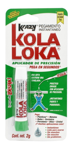 10 Piezas De Pegamento Kola Loka 2 Grs Original