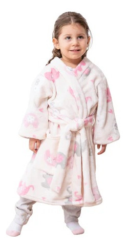 Bata De Niño Y Niña Suave. Talla 1 A 6. Varios Diseños.