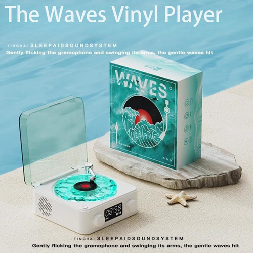 2024 Mini Reproductor De Discos De Vinilo Retro Bluetooth
