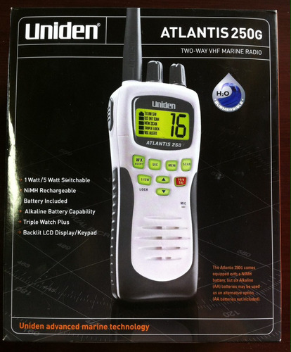 Radio Marino Atlantis 250 Uniden Vfh 2-ways