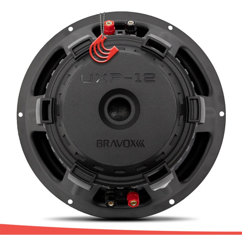 Subwoofer Bravox Uxp12d2 12 Pol 1000w Bobina Dupla 2 Ohms