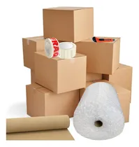 Comprar Pack 10 Cajas Mudanza Embalaje + Burbuja + Cintas + Kraft