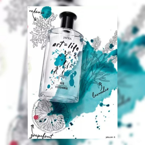 Perfume Jafra Art Life His Verdigris 100 Ml Original