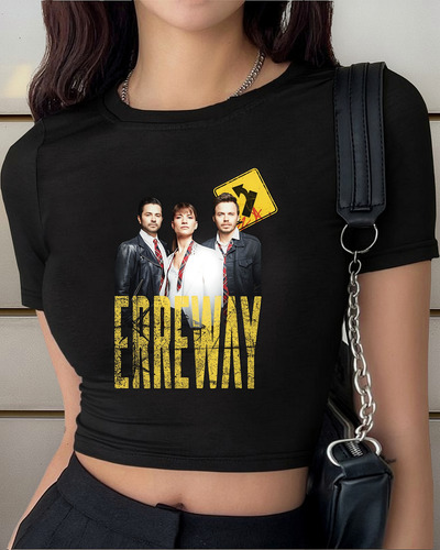 Remera Rebelde Way Baby Tee Erreway Benjamin Rojas Serie