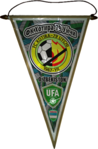 Banderin 37cm Full Color Futbol Uzbekistan Elegir Equipo Fk Khotira-79 Uychi Fk Khotira-79 Uychi