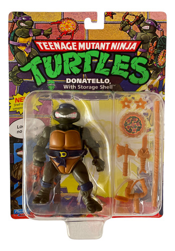 Classic Storage Shell Donatello Tmnt Retro Playmates 2022