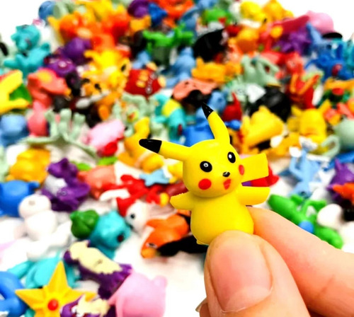 Lote 24 Figuras Pokémon 2 A 3cm + Estuche Al Azar De Regalo