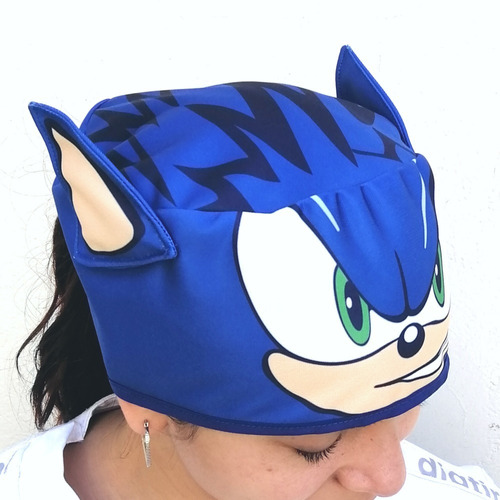 Sonic Gorro Quirurgico Cofia Pediatra Dentist Enfermer Chefs