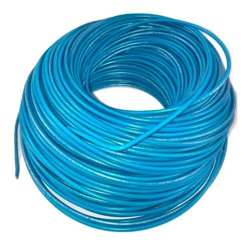 Cable Unipolar 10mm Celeste Normalizado Trefilcon X 100 Mts